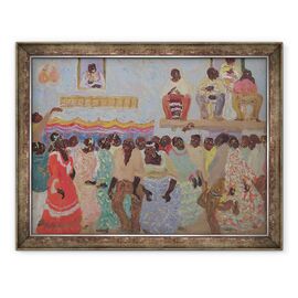 Tablou inramat - Pedro Figari - Dansul negrilor - - Roveli