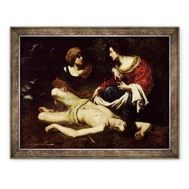 Tablou inramat - Nicolas Regnier - Sfantul Sebastian ingrijit de Sfantul Irene - - Roveli