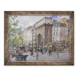 Tablou inramat - Frederic Anatole Houbron - Porte Saint-Martin - - Roveli