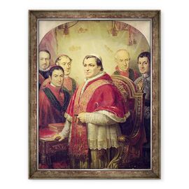 Tablou inramat - Jose Galofre Y Coma - Papa Pius IX 1792-1878 1847 - - Roveli