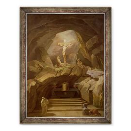 Tablou inramat - Nicolas-Bernard Lepicie - Studiu pentru Chapelle du Calvaire in Eglise de Saint-Roch - - Roveli
