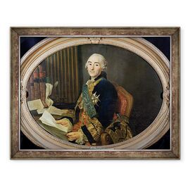 Tablou inramat - Alexander Roslin - Cesar-Gabriel de Choiseul-Chevigny 1712-85 Duc de Praslin - - Roveli