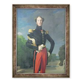 Tablou inramat - Jean Auguste Dominique Ingres - Ferdinand-Philippe 1810-42 Duce de Orleans in Parcul de la Saint-Cloud - - Roveli
