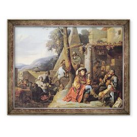 Tablou inramat - Sebastien Bourdon - Boemieni si soldati in repaus - - Roveli