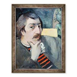 Tablou inramat - Paul Gauguin - Portretul Artistului cu Idolul - - Roveli