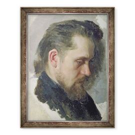 Tablou inramat - Nikolai Vasilievich Nevrev - Portretul autorului Nikolay Pomyalovsky - - Roveli