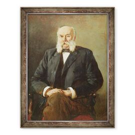 Tablou inramat - Nikolai Aleksandrovich Yaroshenko - Portretul lui Ivan Gontcharov - - Roveli