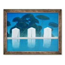 Tablou inramat - Lincoln Seligman - Corturi de piscina - - Roveli