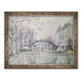 Tablou inramat - Paul Signac - Canalul Saint-Martin - - Roveli