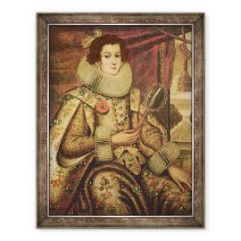 Tablou inramat - Scoala flamanda - Margareta de Austria 1522-86 Ducesa de Parma - - Roveli
