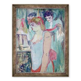 Tablou inramat - Henri de Toulouse-Lautrec - Femeia tatuata sau toaleta - - Roveli