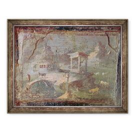 Tablou inramat - Roman - Peisaj idilic, de la Herculaneum - - Roveli