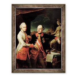 Tablou inramat - Giovanni Panealbo - Joseph al II-lea 1741-90 de Austria si Leopold al II-lea 1747-92 de Toscana - - Roveli