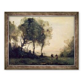 Tablou inramat - Jean Baptiste Camille Corot - Suvenir din Italia - - Roveli