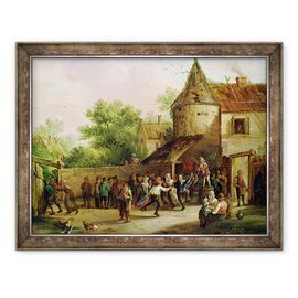 Tablou inramat - David Teniers the Younger - Satul Fete - - Roveli