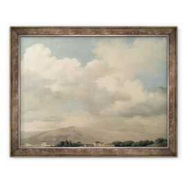 Tablou inramat - Pierre Henri de Valenciennes - Studiul cerului la Quirinal - - Roveli