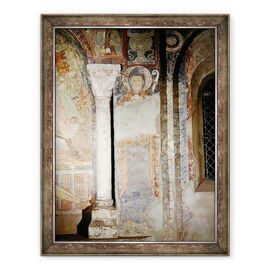 Tablou inramat - Scoala franceza - Un staret in haine ceremoniale - - Roveli