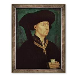 Tablou inramat - Rogier van der Weyden - Filip al III-lea 1396-1467 cel Bun, Duce de Burgundia - - Roveli