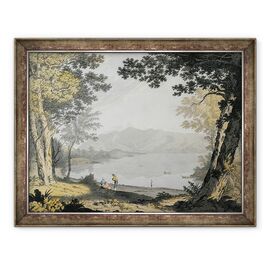 Tablou inramat - Joseph Farington - Vedere de Skiddaw si Derwentwater - - Roveli