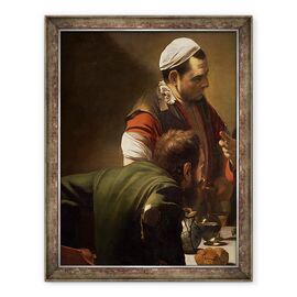 Tablou inramat - Michelangelo Merisi da Caravaggio - Cina de la Emmaus, detaliu II - - Roveli