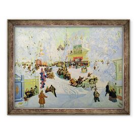 Tablou inramat - Boris Mikhailovich Kustodiev - Shrove-Tide - - Roveli