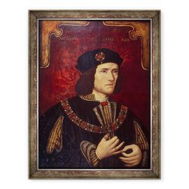 Tablou inramat - scoala engleza - Portretul Regelui Richard III - - Roveli