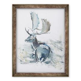 Tablou inramat - Mark Adlington - Buck in iarba - - Roveli