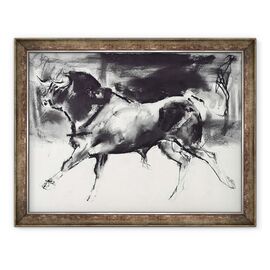 Tablou inramat - Mark Adlington - Taur Negru - - Roveli
