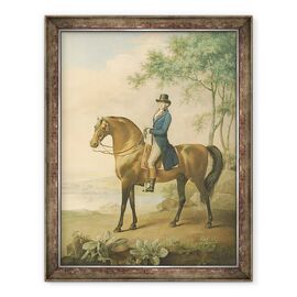 Tablou inramat - George Townley Stubbs - Warren Hastings pe calul sau arab - - Roveli