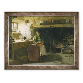 Tablou inramat - Frank Holl - Peeling Cartofi - - Roveli