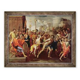 Tablou inramat - Nicolas Poussin - Camillus si invatatorul din Falerii - - Roveli