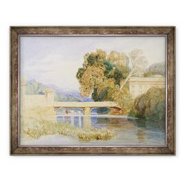 Tablou inramat - John Sell Cotman - Chateau Navarre, langa Evreux - - Roveli