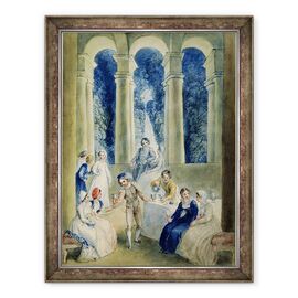 Tablou inramat - Thomas Stothard - A zecea zi a Decameronului - - Roveli