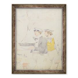 Tablou inramat - Richard Dadd - Membrii minori ai Clubului de Yacht - - Roveli