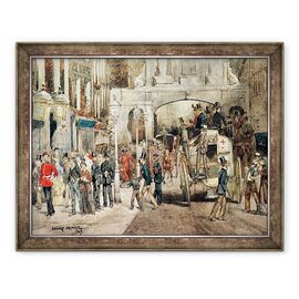 Tablou inramat - Jean-Baptiste Edouard Detaille - London Street - - Roveli