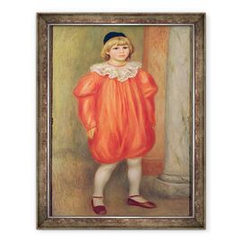 Tablou inramat - Pierre Auguste Renoir - Claude Renoir intr-un costum de clovn - - Roveli