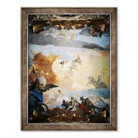 Tablou inramat - Giovanni Battista Tiepolo - Detaliu de la cursul Soarelui - - Roveli