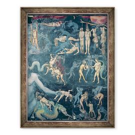 Tablou inramat - Giotto di Bondone - Judecata de Apoi - - Roveli