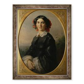 Tablou inramat - Jakob Becker - Printesa Johanna von Bismarck - - Roveli