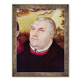Tablou inramat - Scoala germana - Martin Luther - - Roveli