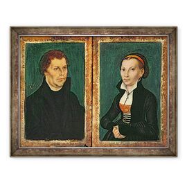 Tablou inramat - Lucas Cranach the Elder - Martin Luther, Katharina von Bora - - Roveli