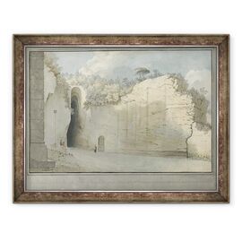 Tablou inramat - Thomas Jones - The Grotto at Posillipo - - Roveli