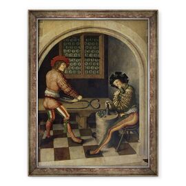 Tablou inramat - Hans Hesse - Detalii din peisajul minier - - Roveli