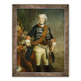 Tablou inramat - Antoine Pesne - Frederic al II-lea ca rege - - Roveli