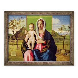 Tablou inramat - Giovanni Bellini - Madona cu Pruncul I - - Roveli