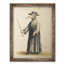 Tablou inramat - Jan van Grevenbroeck - Doctor venetian in timpul ciumei - - Roveli