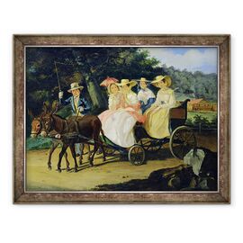 Tablou inramat - Aleksandr Pavlovich Bryullov - A Run - - Roveli