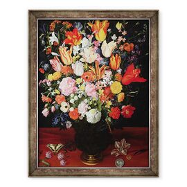 Tablou inramat - Gaspar van den Hoecke - Viata statica a florilor - - Roveli