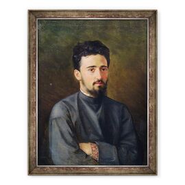 Tablou inramat - Mikhail Georgievich Malyshev - Portret De Vsevolod M. Garshin - - Roveli