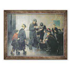 Tablou inramat - Henri Jules Jean Geoffroy - Mor de foame - - Roveli
